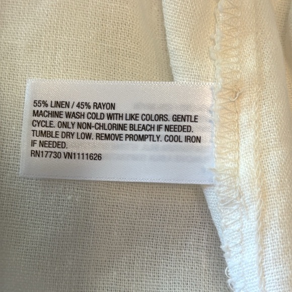 Isabel by Ingrid+Isabel - Cream Lined blend maternity top women’s size XL - NWOT - Picture 5 of 6